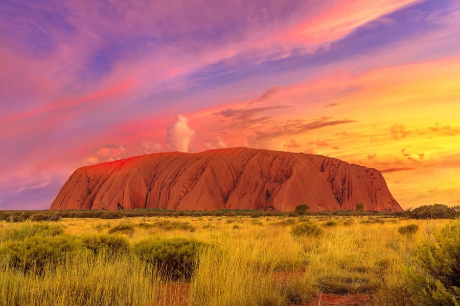 Uluru at Sunset